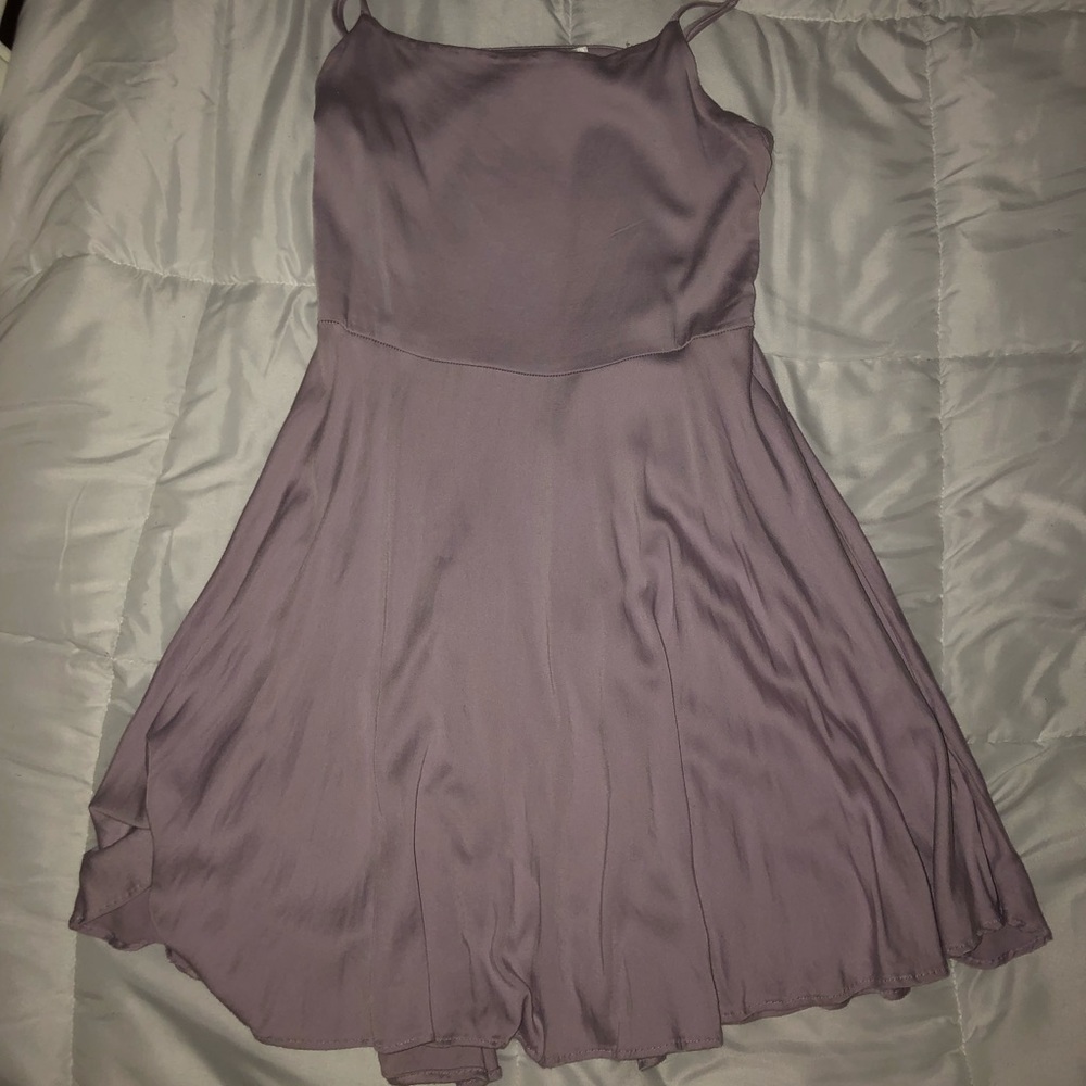 Lavender dress open back